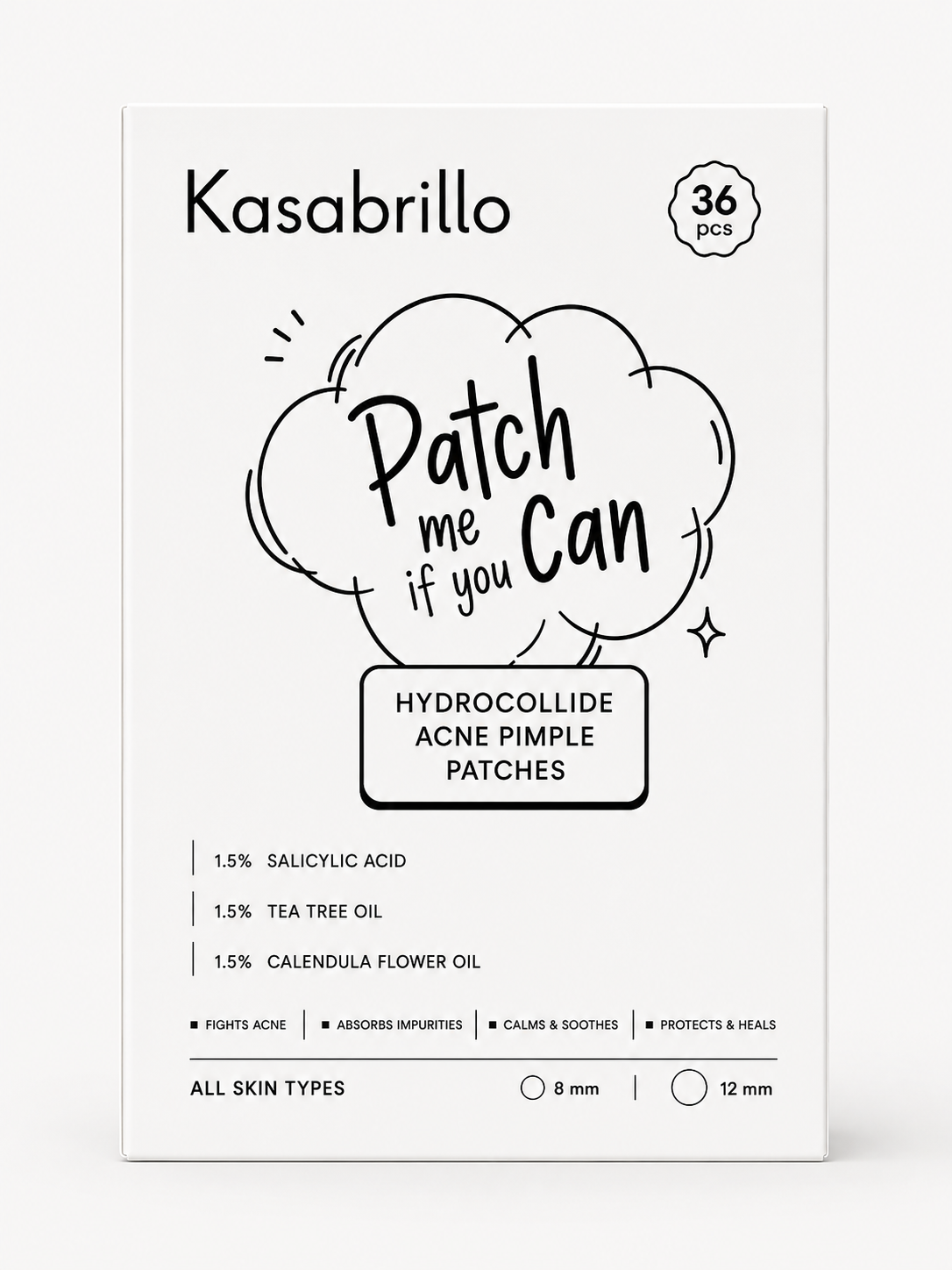 Patch Me If You Can Hydrocolloid Acne Pimple Patches — Korean & Japanese skincare by Kasabrillo India
