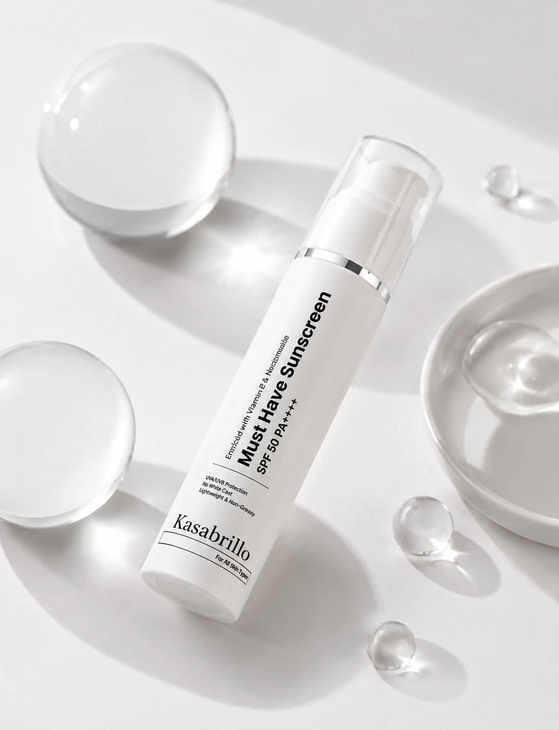 Must Have Sunscreen SPF 50 PA++++ with Vitamin E & Niacinamide — Korean & Japanese skincare by Kasabrillo India