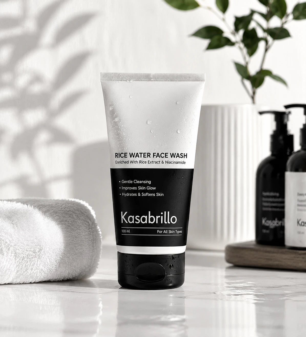 Rice Water Face Wash with Rice Extract & Niacinamide alternate view — Kasabrillo K-Beauty & J-Beauty